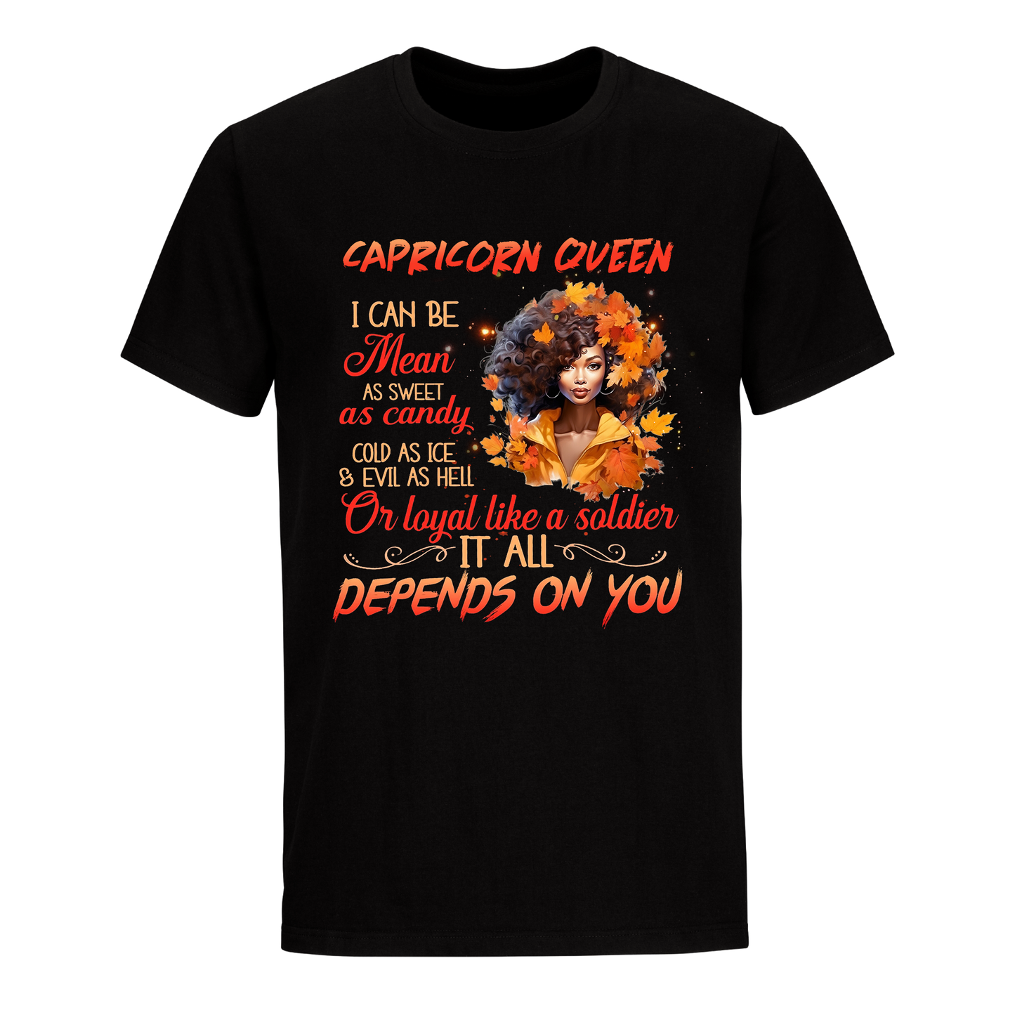 CAPRICORN GIRL STAR UNISEX SHIRT