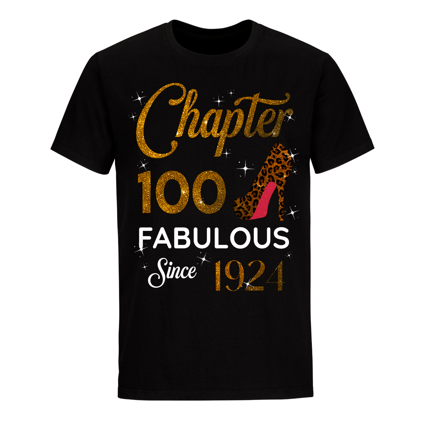 CHAPTER 100TH FABULOUS SINCE 1924 GOLDEN UNISEX SHIRT