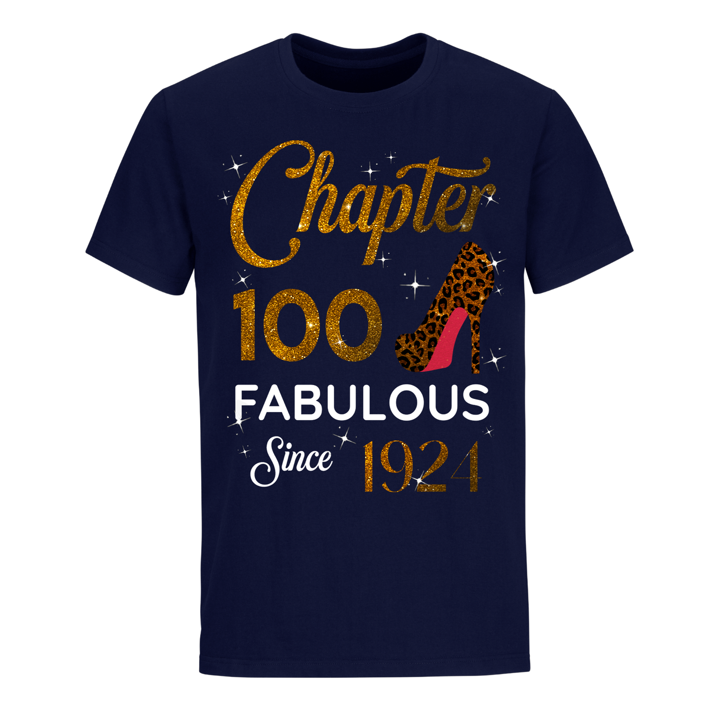 CHAPTER 100TH FABULOUS SINCE 1924 GOLDEN UNISEX SHIRT