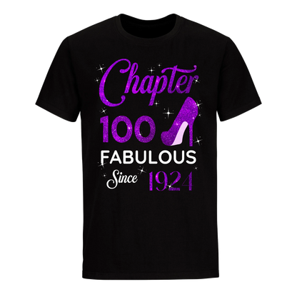 CHAPTER 100 FABULOUS SINCE 1924 UNISEX SHIRT