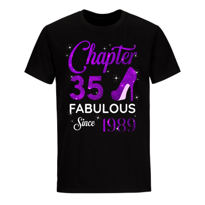 CHAPTER 35 FABULOUS SINCE 1989 UNISEX SHIRT