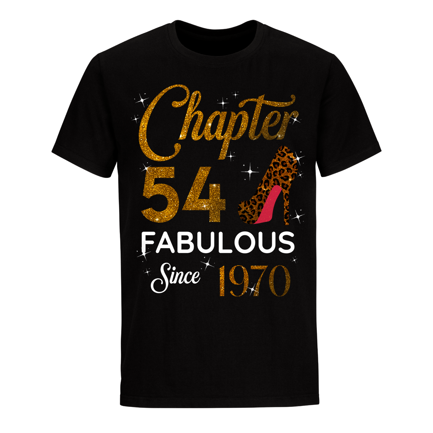 CHAPTER 54TH FABULOUS SINCE 1970 GOLDEN UNISEX SHIRT