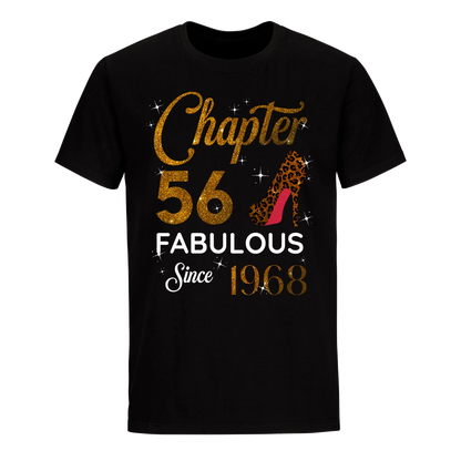 CHAPTER 56 FABULOUS SINCE 1968 UNISEX SHIRT GOLDEN