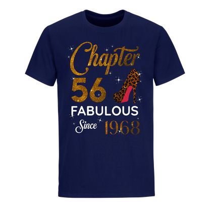 CHAPTER 56 FABULOUS SINCE 1968 UNISEX SHIRT GOLDEN