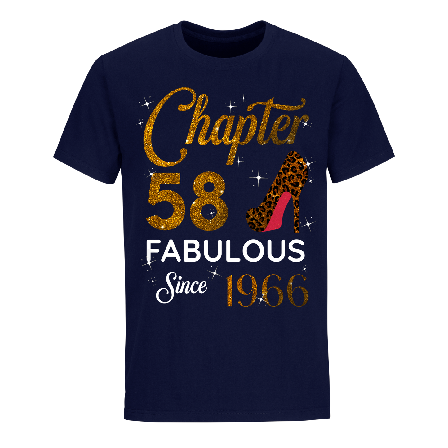 CHAPTER 58TH FABULOUS SINCE 1966 GOLDEN UNISEX SHIRT