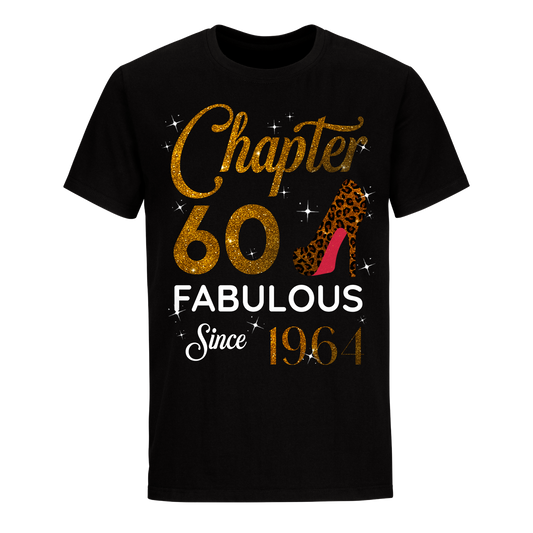 CHAPTER 60TH FABULOUS SINCE 1964 GOLDEN UNISEX SHIRT