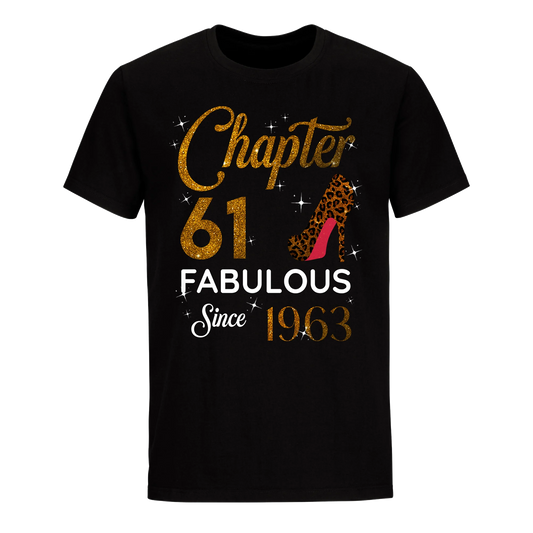 CHAPTER 61 FABULOUS SINCE 1963 UNISEX SHIRT GOLDEN