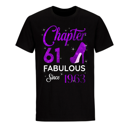 CHAPTER 61 FABULOUS SINCE 1963 UNISEX SHIRT