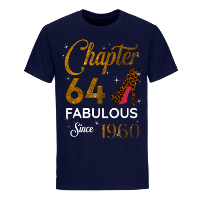 CHAPTER 64TH FABULOUS SINCE 1960 GOLDEN UNISEX SHIRT