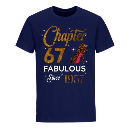 CHAPTER 67 FABULOUS SINCE 1957 UNISEX SHIRT GOLDEN