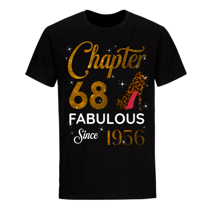 CHAPTER 68TH FABULOUS SINCE 1956 GOLDEN UNISEX SHIRT