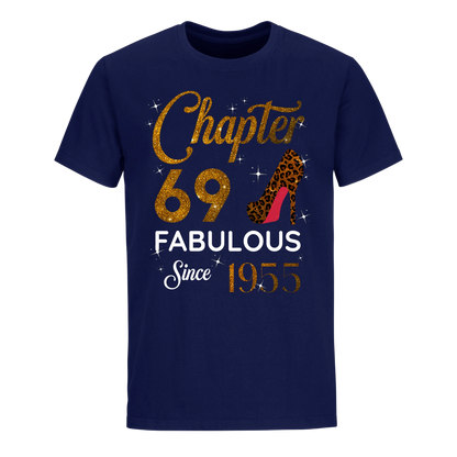 CHAPTER 69 FABULOUS SINCE 1955 UNISEX SHIRT GOLDEN