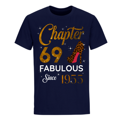 CHAPTER 69TH FABULOUS SINCE 1955 GOLDEN UNISEX SHIRT