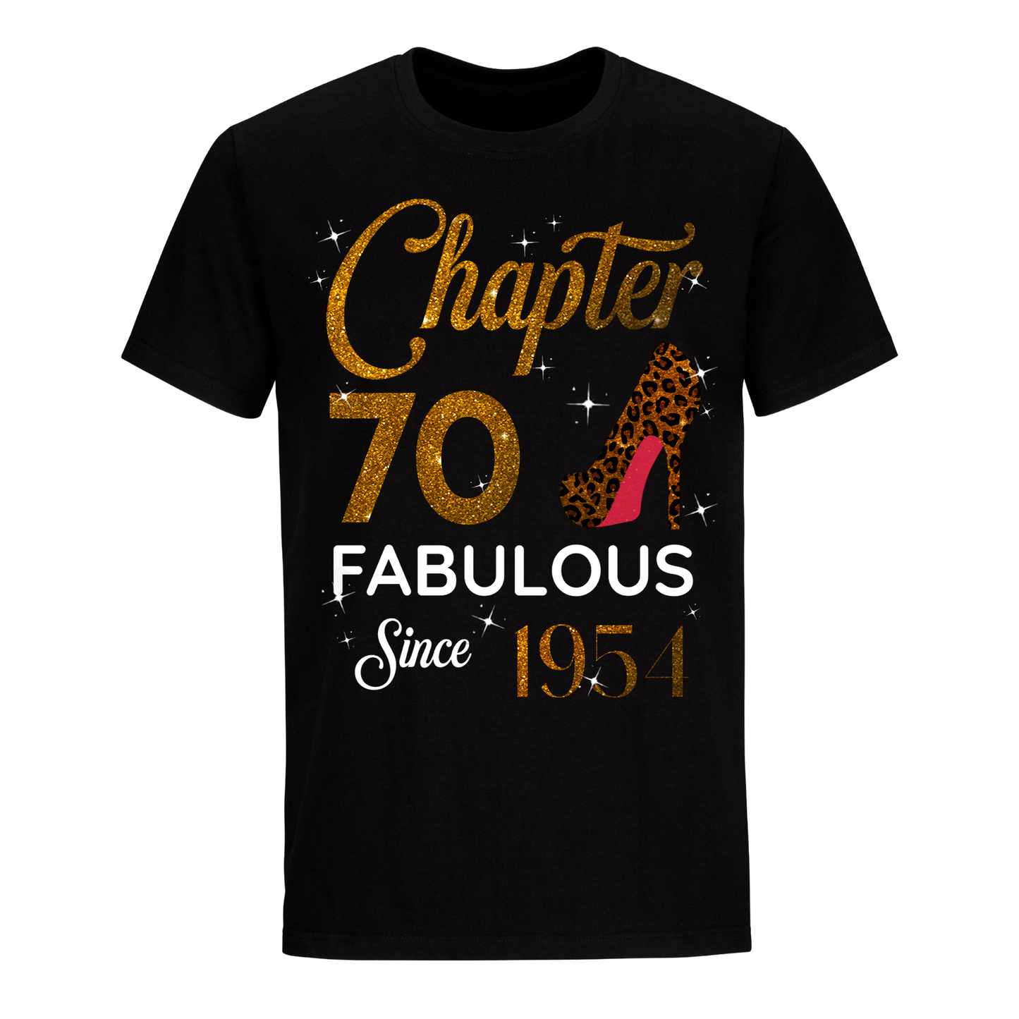 CHAPTER 70TH FABULOUS SINCE 1954 GOLDEN UNISEX SHIRT