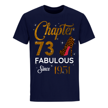 CHAPTER 73RD FABULOUS SINCE 1951 GOLDEN UNISEX SHIRT