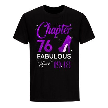 CHAPTER 76TH FABULOUS SINCE 1948 UNISEX SHIRT