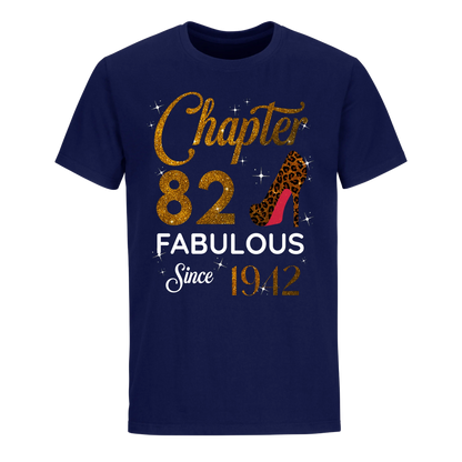 CHAPTER 82 FABULOUS SINCE 1942 UNISEX SHIRT GOLDEN