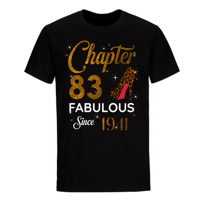 CHAPTER 83 FABULOUS SINCE 1941 UNISEX SHIRT GOLDEN