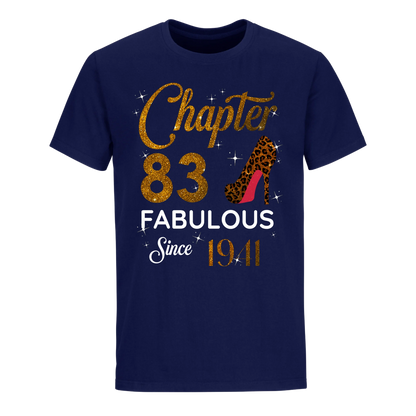 CHAPTER 83 FABULOUS SINCE 1941 UNISEX SHIRT GOLDEN