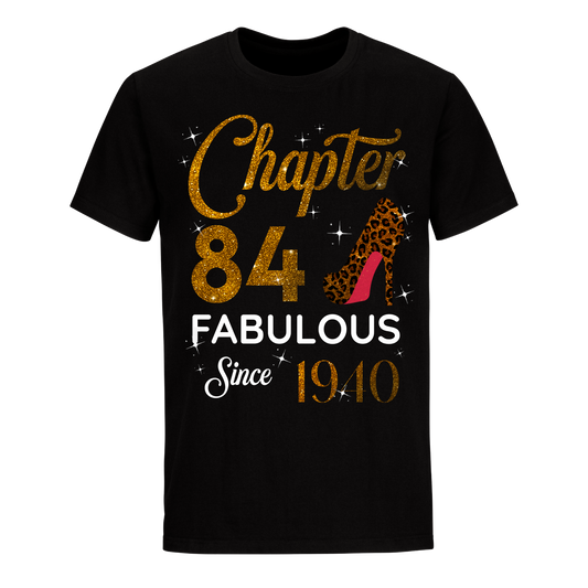 CHAPTER 84TH FABULOUS SINCE 1940 GOLDEN UNISEX SHIRT