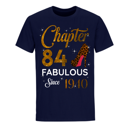 CHAPTER 84TH FABULOUS SINCE 1940 GOLDEN UNISEX SHIRT