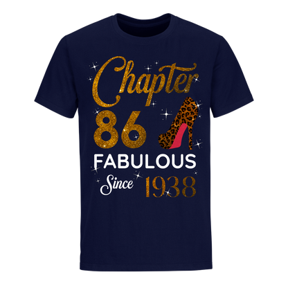 CHAPTER 86TH FABULOUS SINCE 1938 GOLDEN UNISEX SHIRT