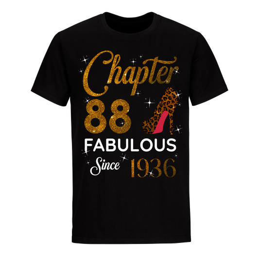 CHAPTER 88TH FABULOUS SINCE 1936 GOLDEN UNISEX SHIRT