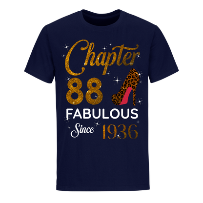 CHAPTER 88TH FABULOUS SINCE 1936 GOLDEN UNISEX SHIRT