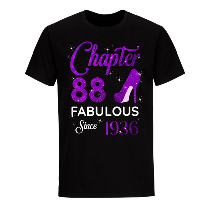 CHAPTER 88TH FABULOUS SINCE 1936 UNISEX SHIRT