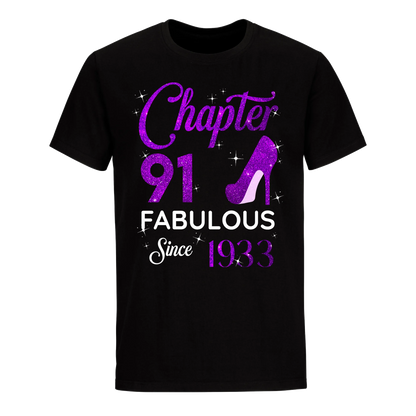 CHAPTER 91 FABULOUS SINCE 1933 UNISEX SHIRT