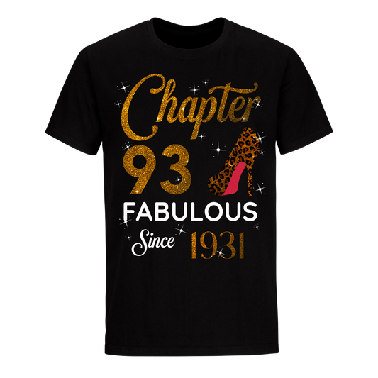 CHAPTER 93RD FABULOUS SINCE 1931 GOLDEN UNISEX SHIRT