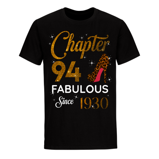 CHAPTER 94TH FABULOUS SINCE 1930 GOLDEN UNISEX SHIRT