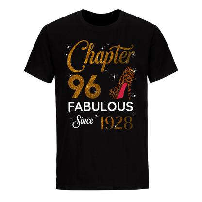 CHAPTER 96 FABULOUS SINCE 1928 UNISEX SHIRT GOLDEN