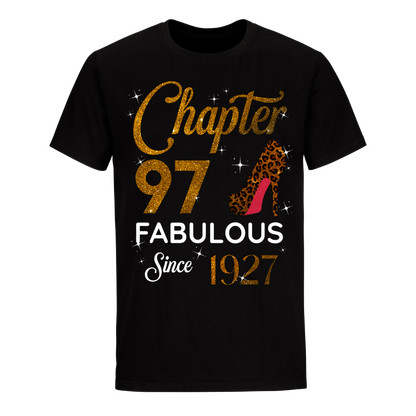 CHAPTER 97TH FABULOUS SINCE 1927 GOLDEN UNISEX SHIRT