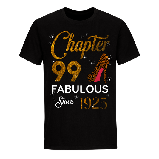 CHAPTER 99TH FABULOUS SINCE 1925 GOLDEN UNISEX SHIRT