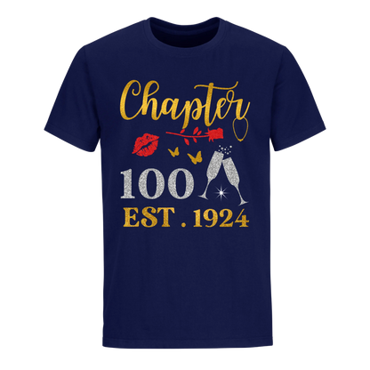 CHAPTER 100 EST 1924 UNISEX SHIRT