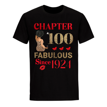 CHAPTER 100 FAB SINCE 1924 UNISEX SHIRT