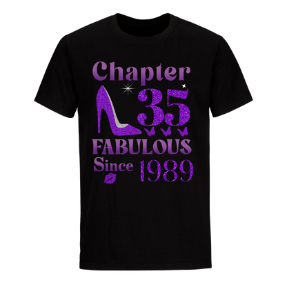 CHAPTER 35TH FABULOUS SINCE 1989 UNISEX SHIRT