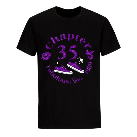 CHAPTER 35TH FAB SINCE 1989 UNISEX SHIRT