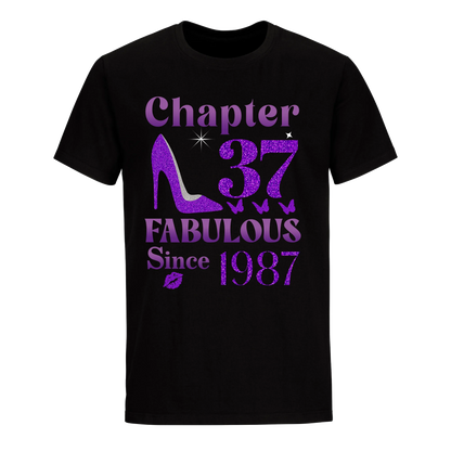 CHAPTER 37TH FABULOUS SINCE 1987 UNISEX SHIRT