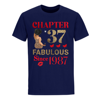 CHAPTER 37TH FAB SINCE 1987 UNISEX SHIRT