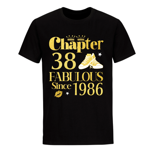 CHAPTER 38TH 1986 FAB UNISEX SHIRT