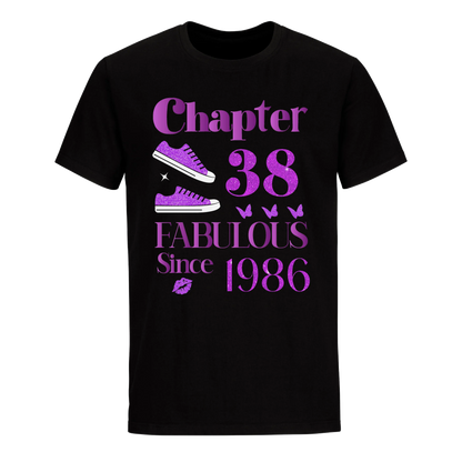 CHAPTER 38TH 1986 UNISEX SHIRT