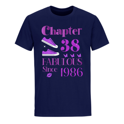 CHAPTER 38TH 1986 UNISEX SHIRT