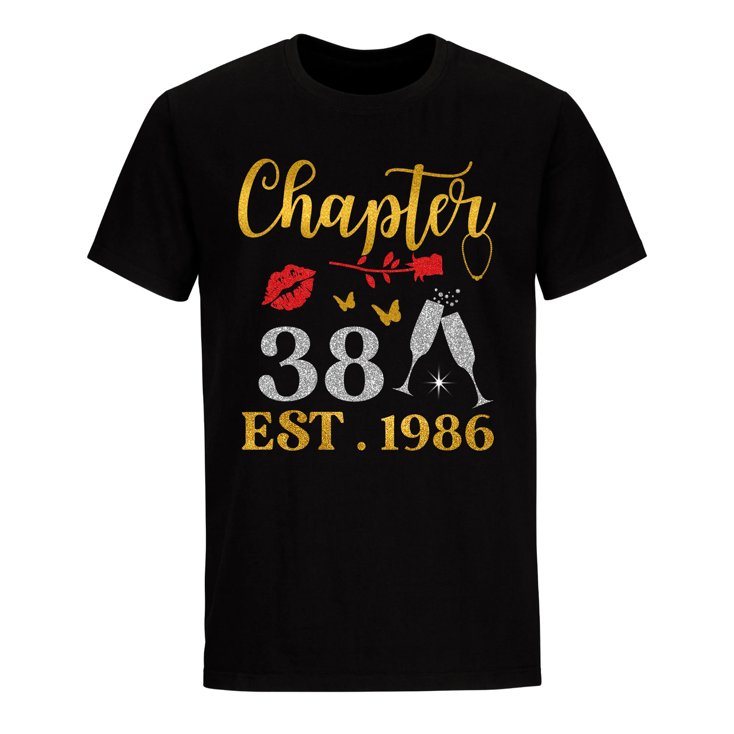 CHAPTER 38 EST 1986 UNISEX SHIRT