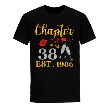 CHAPTER 38 EST 1986 UNISEX SHIRT