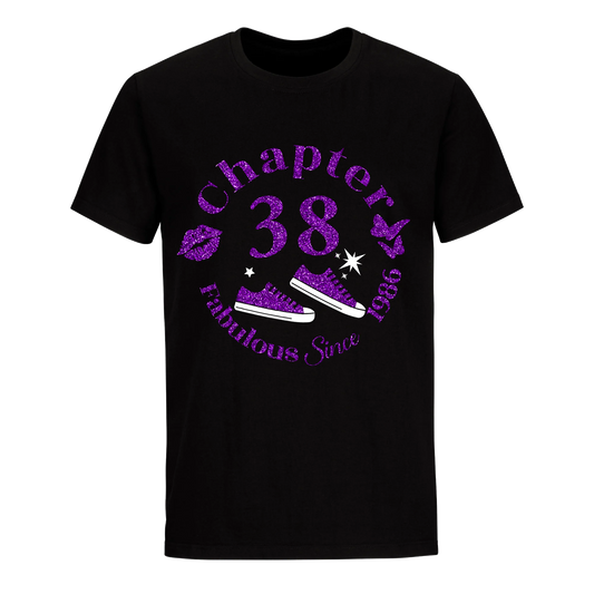 CHAPTER 38TH FAB SINCE 1986 UNISEX SHIRT