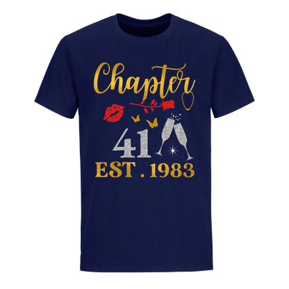 CHAPTER 41ST EST 1983 UNISEX SHIRT