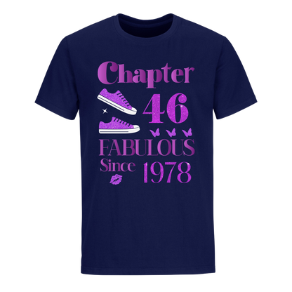 CHAPTER 46TH 1978 UNISEX SHIRT