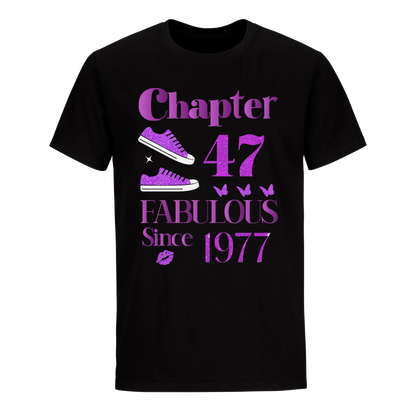 CHAPTER 47TH 1977 UNISEX SHIRT